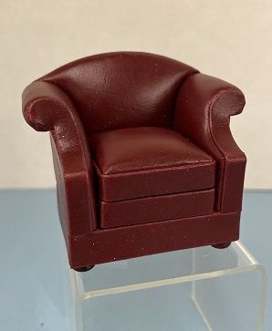 Bespaq red leather chair bes3246b