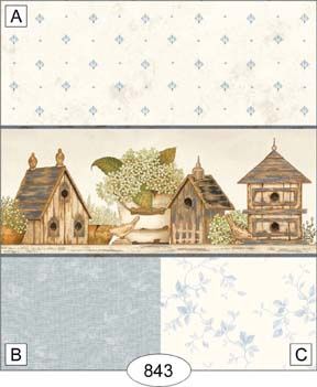 Birdhouse Cottage - Blue WAL0843