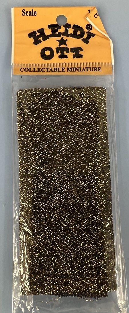 Black and Gold Metallic Fabric hof015