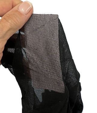 Black Stretch Netting Fabric NET001