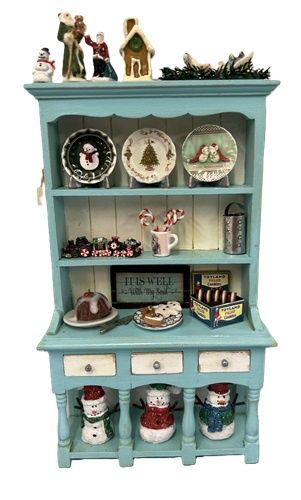 Blue Christmas Shelf by Renee' Marlowe mc541x