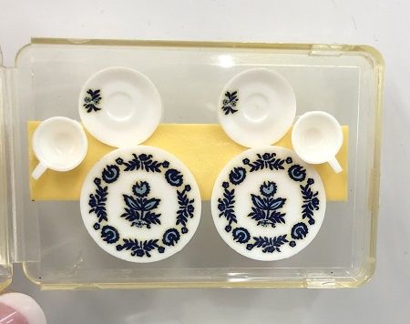 Blue Floral Dinner Plate Set CBO99