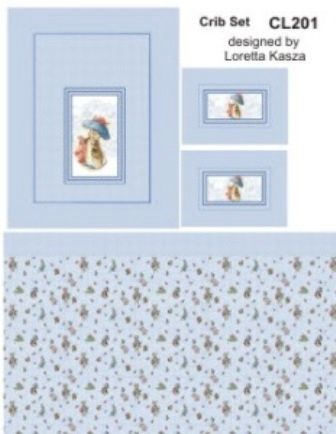 Blue Rabbit Crib Set DFcl201