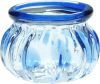 Blue Trimmed Crystal Bowl HB448