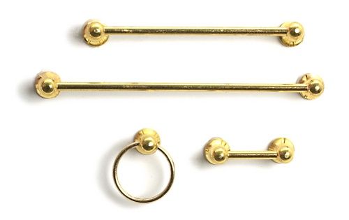 Brass Towel Rack Set of 4 azt8464