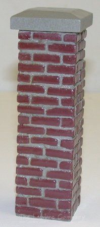 Brick Fence Posts, 2/pk., Finished lb0454