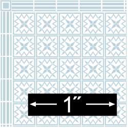BPHKT401B Bristol Blue Wallpaper Single Sheet