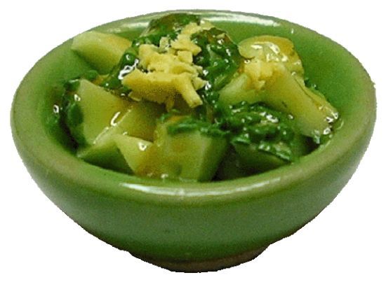 Broccoli in a green bowl bdf044