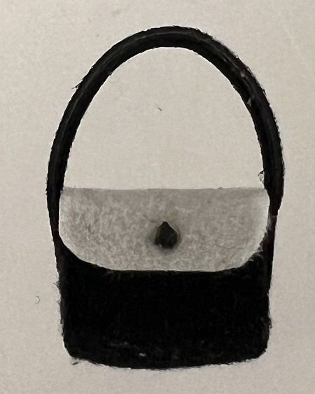 Black and White Handbag jg0030