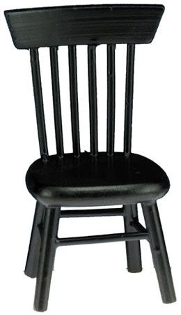 CLA04414 Black Comb Back Windsor Chair