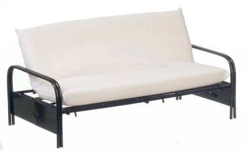 Black Metal Futon Sofa EIWF312