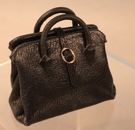 Black Leather Totebag MC00271a