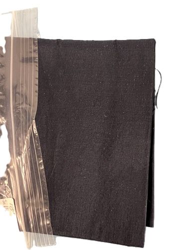 Black Silk Dupioni Fabric SILK258