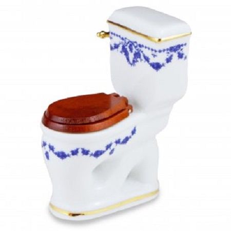 Blue Bow Toilet rp16642