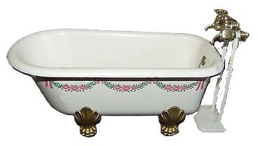 Bodo Hennig Victorian Claw Foot Tub With Faucet Stand so1755