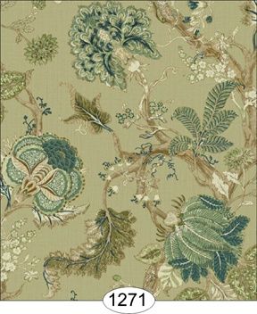 Bountiful Flora - Green WAL1271