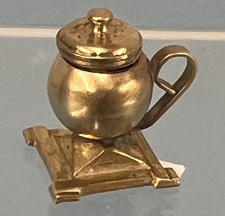 Brass Container with Lid ALA1061