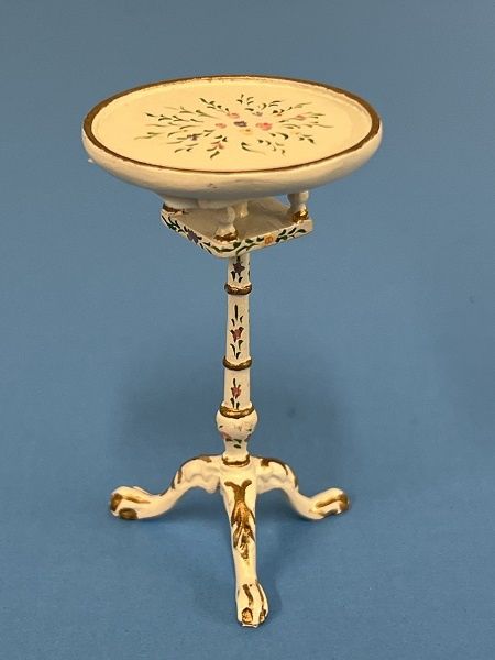 Bespaq Cream Handpainted Round Table 2854wt