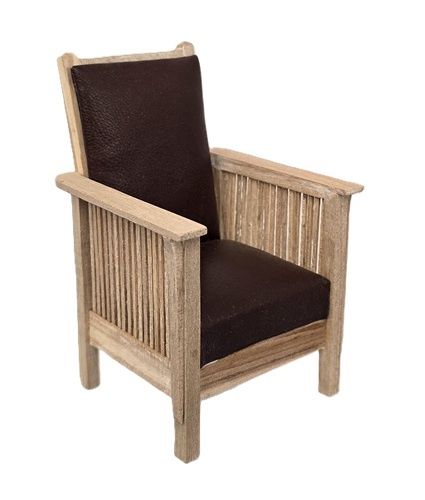 Bespaq Mission Style Upholstered "Morris" Chair BES3031FW