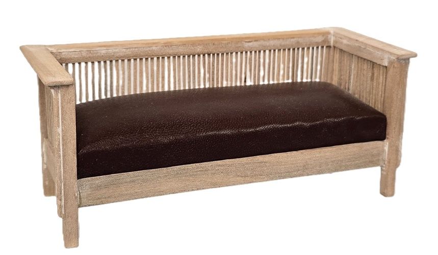 Bespaq Mission Style Upholstered Sofa BES3030FW