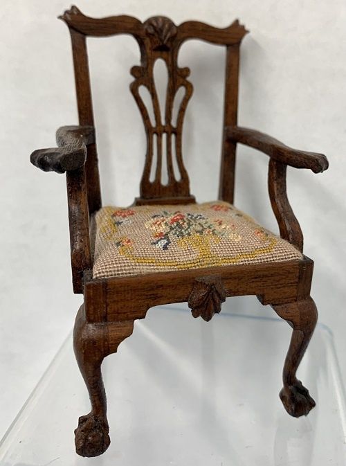 Betty Valentine Chair with Petit Point Seat mc031625