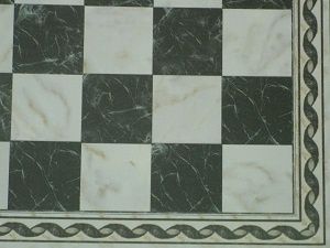 Black and White Marble Tile 34733