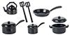 Black Kitchenware, 10 Pc g6206