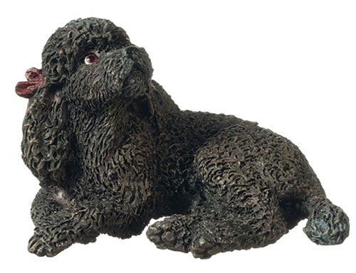 AZA6028 Black Poodle