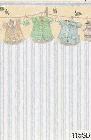 Blue Clothesline Floral 115SB 115SB