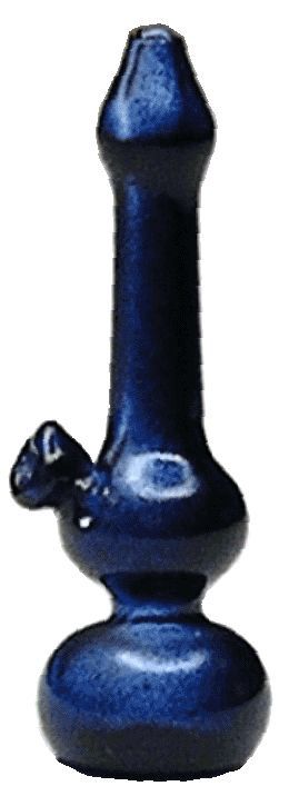 Blue Glass Smoking Pipe HB419