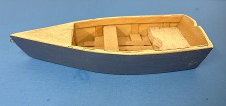 Blue Small Boat ala652