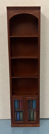 Bookcase, Mahogany, with Books ala938