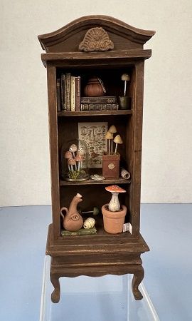 Bookcase for Mushroom Study mc04761