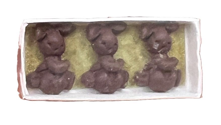 Box of Chocolate Bunnies for the Easter Basket lad013c