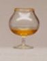 Brandy Glass, Clear -- with Drink cbg90