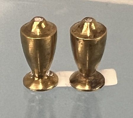 Brass Salt and Pepper Shakers ALA1057