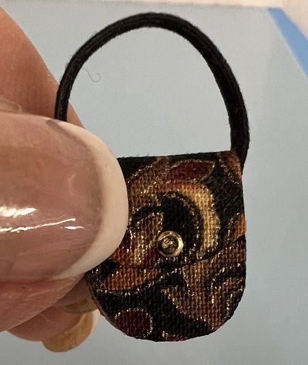 Brown Floral Handbag jg0048