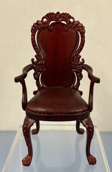 Burgundy Leather Seat Chair bes1461mcmh