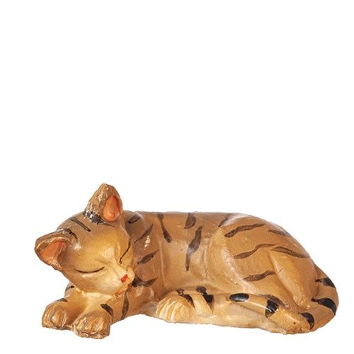 Cat Laying Left/Tabby AZE0136