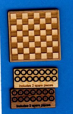 Checker Board and Checkers ty105