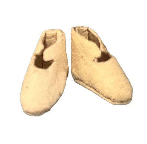 Child's White Leather Shoes mc398xi