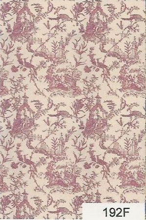 Chinese Toile Burgundy 192 IB192