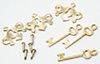 Chippendale Key Plate w/Key and Nail cla05683