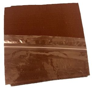 Brown Silk Dupioni Fabric 13"x18" SILK261