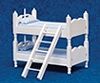 Bunkbeds with Ladder, Blue/White AZT5350