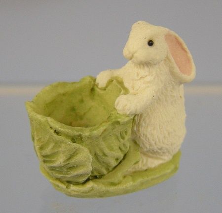 Bunny with Cabbage Planter ala216