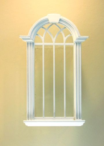 Cambridge Decorated Single Window White 701WO