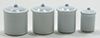 Canister Set, White, 4 in Set IM65573