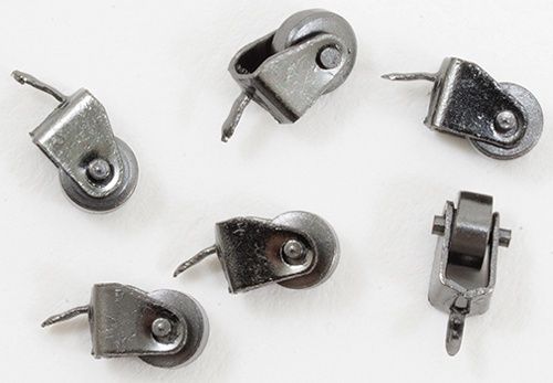 Casters, 12/Pk, Black CLA05700