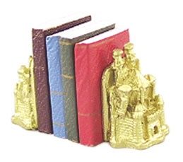 Castle Bookends W/Books ISL5104